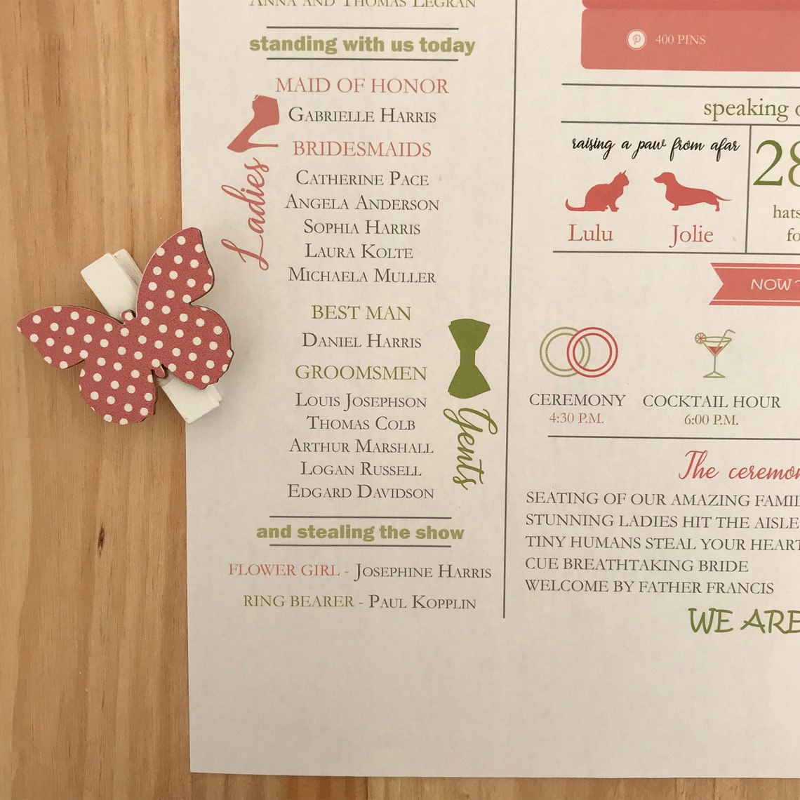 Wedding Infographic Template