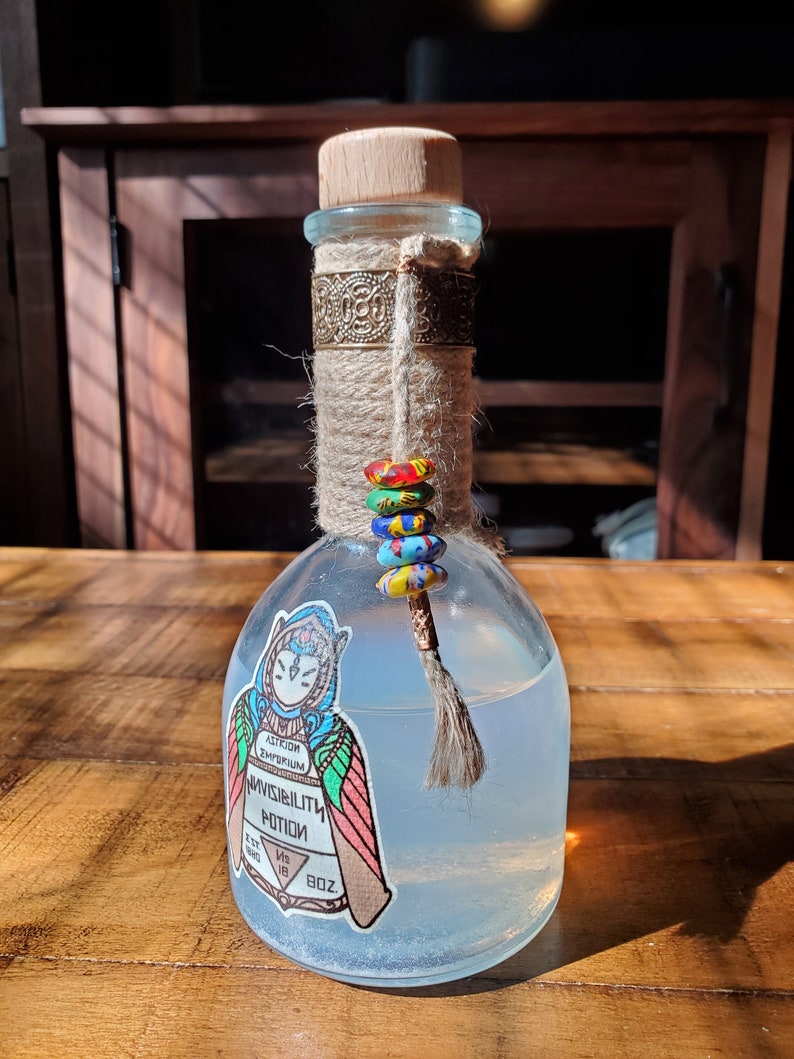 Harry Potter/hogwarts Invisibility Potion. Etsy