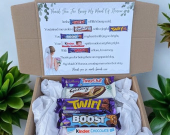 Thank You Maid Of Honour Gift Idea for Maid Of Honour Thank You For Being My Maid Of Honour Gift From Bride Thank Maid Of Honor Bridal Party