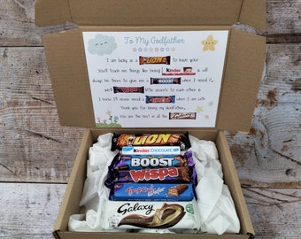 Godfather Gift Godfather Chocolate Gift Box Godfather Gifts Godfather Gift Ideas Thank You Godfather Will You Be My Godfather Proposal Gift