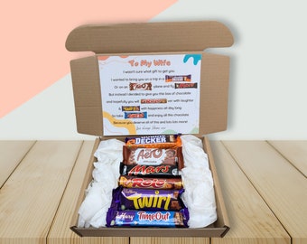 Wife Gift Personalised Wife Gift Wife Chocolate Gift Wife Gifts Custom Wife gift Wife gift-for Wife gift idea Wife wifegif t