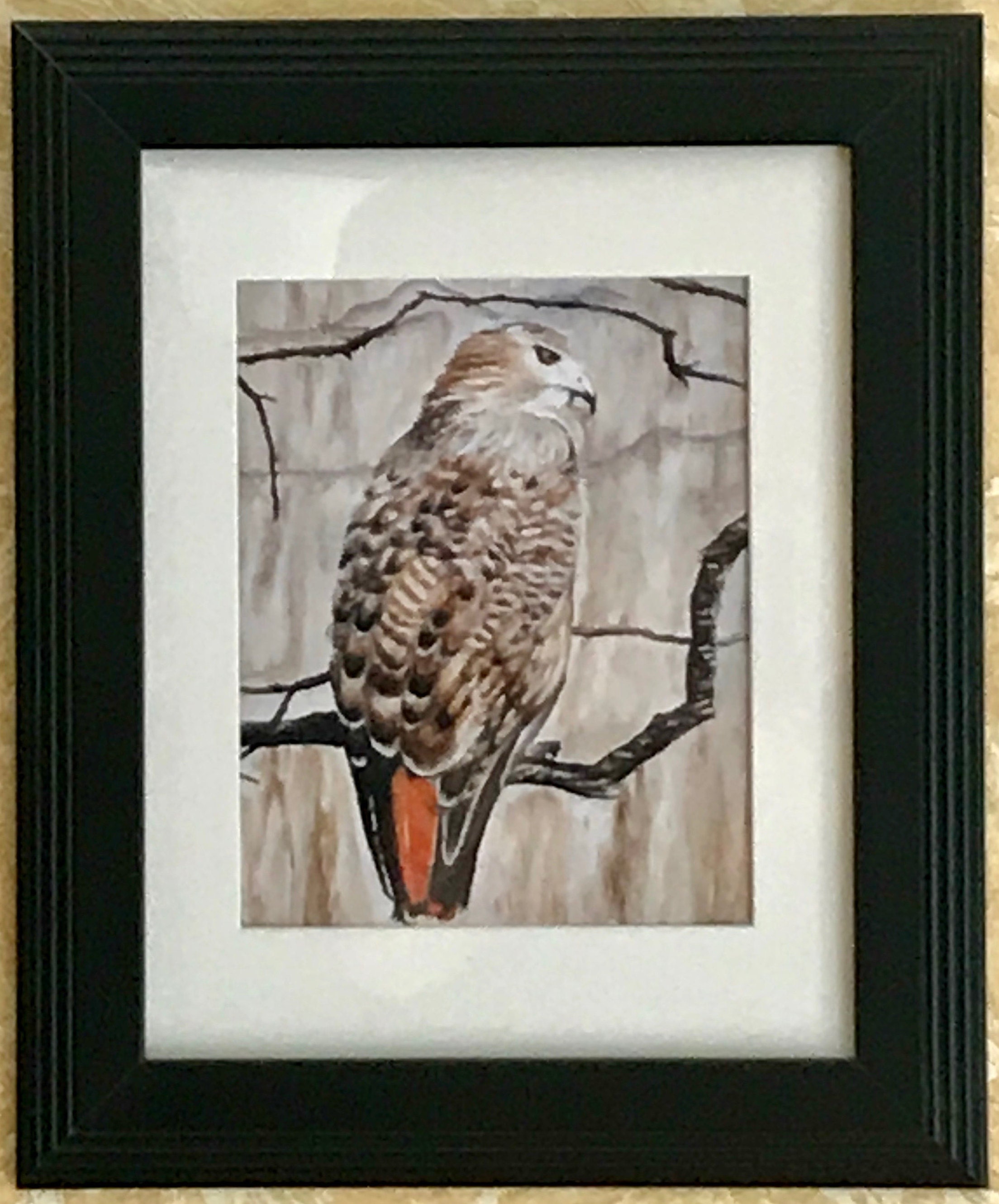 Hawk Rip Print Digital Print - Red-tailed Hawk - Etsy