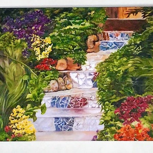 Marches du jardin - Cartes de notes - Vierge à l’intérieur