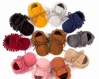 newborn moccasin boots