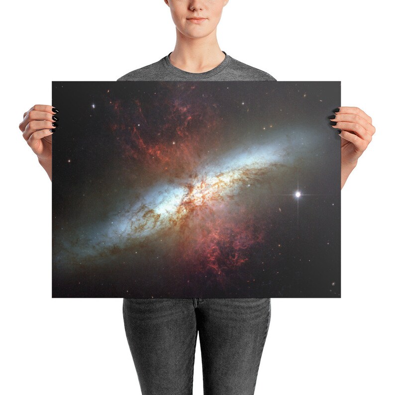 Starburst Galaxy M82 Poster image 6