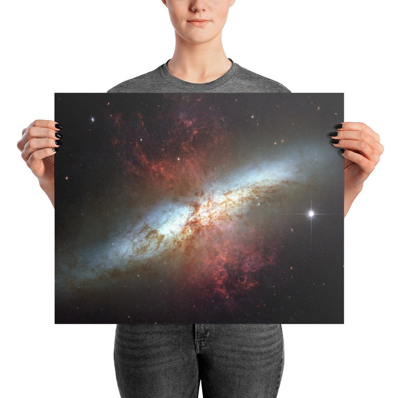 Starburst Galaxy M82 Poster image 5