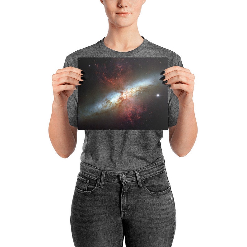 Starburst Galaxy M82 Poster image 3