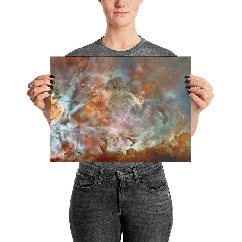 Nubes Oscuras de la Nebulosa Carina Art Poster Print - Etsy México
