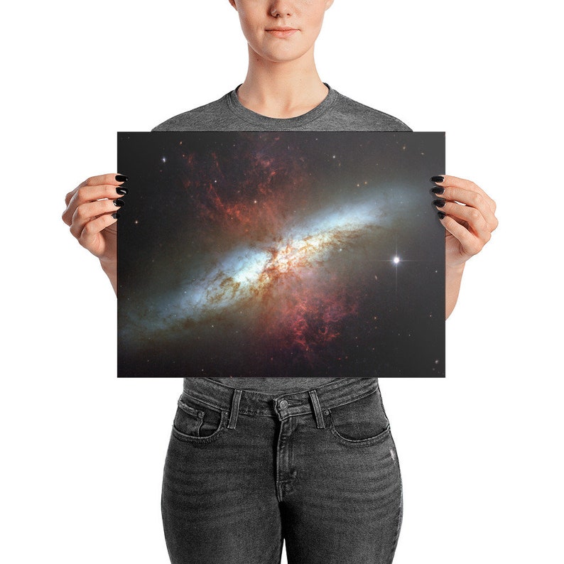 Starburst Galaxy M82 Poster image 4