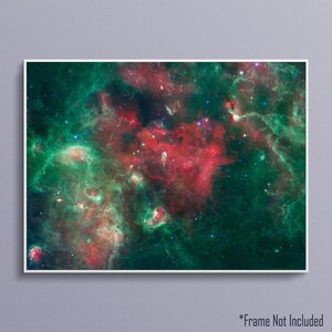 Stars Brewing in Cygnus X Space Telescope Image Art Poster Print