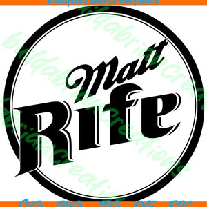 Matt Rife Beer Logo bundle - SVG JPG PNG dxf eps