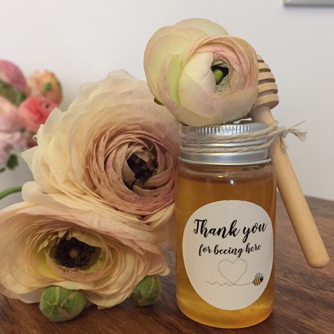 Honey Jar Wedding Kitchen Tea Baby Shower GLASS jar Bomboniere Etsy