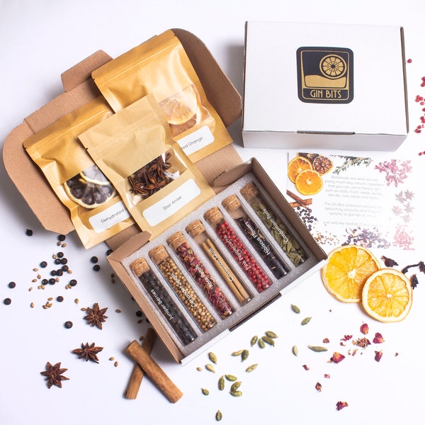 Gin Bits botanicals infusion gift box