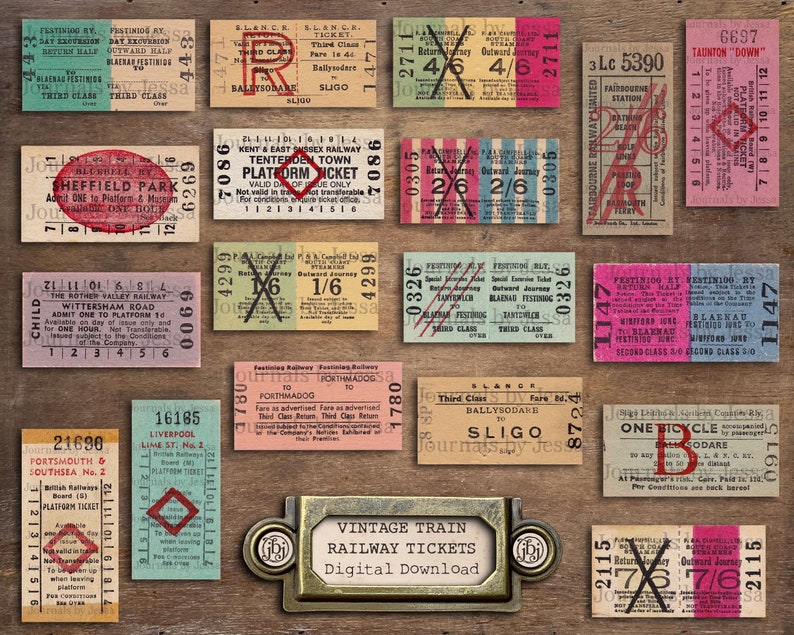 Vintage Railway Tickets Pack 1 Digital Download Printables Etsy vintage-railway-tickets-pack-1-digital-download-printables-etsy