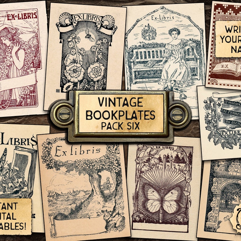 Ex Libris Bookplates - Etsy
