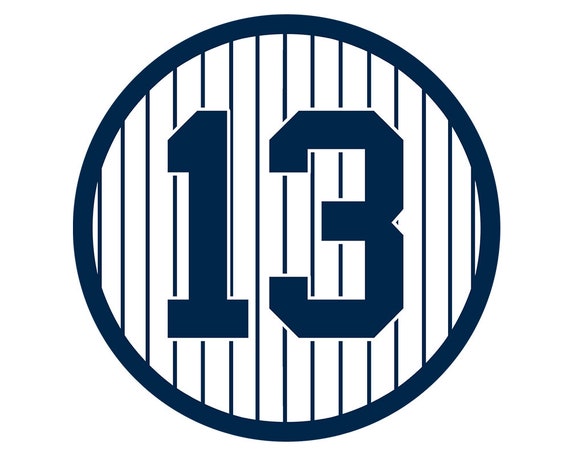 Alex Rodriguez Number Sticker New York 