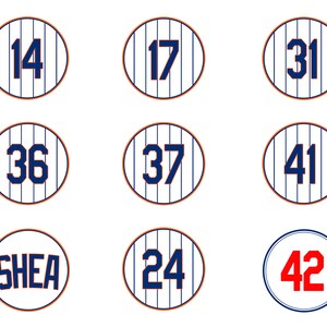 Mets Retired Numbers 