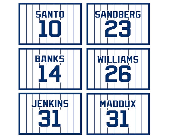 chicago cubs retired numbers