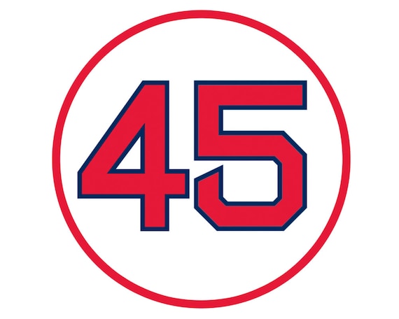 red sox retired number 45