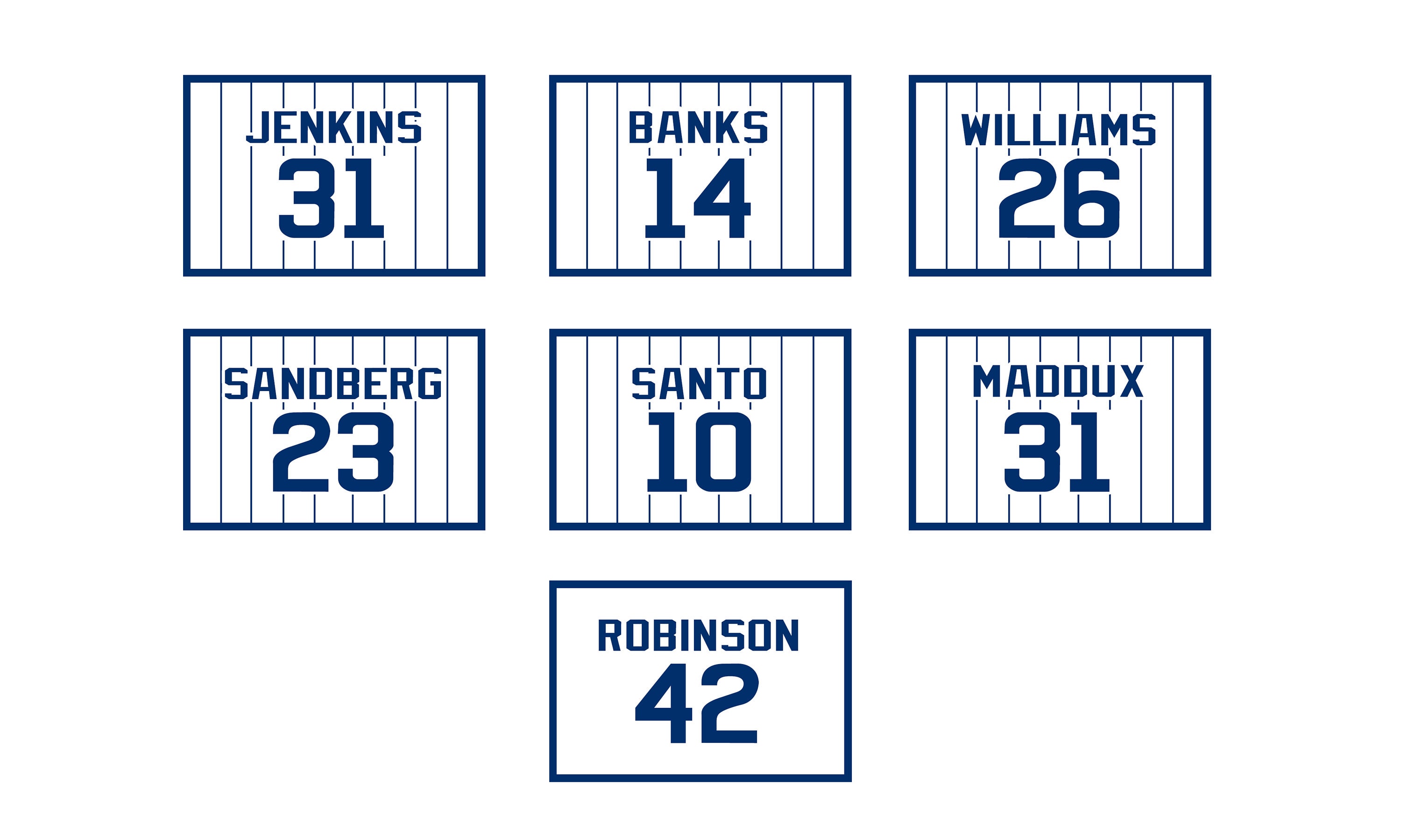Cubs retired jerseys new arrivals