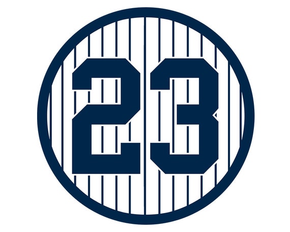 Don Mattingly Retired Number Sticker | New York #23