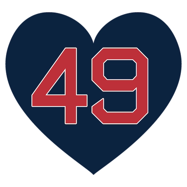 Tim Wakefield Commemorative Sticker | Boston #49 | RIP Wake | 3" Die-Cut