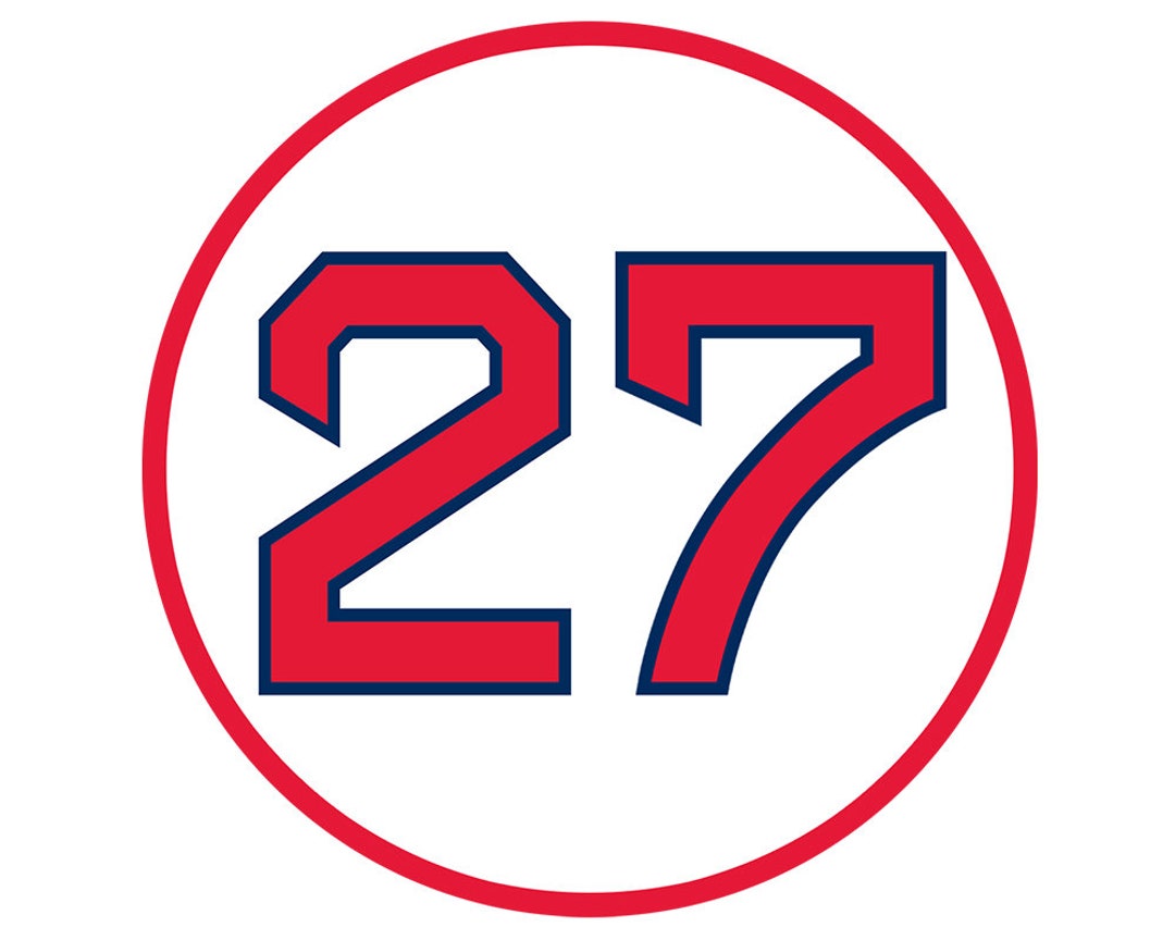 Sticker Number 27 Carlton Fisk Retired Number Sticker Boston 27 - Etsy