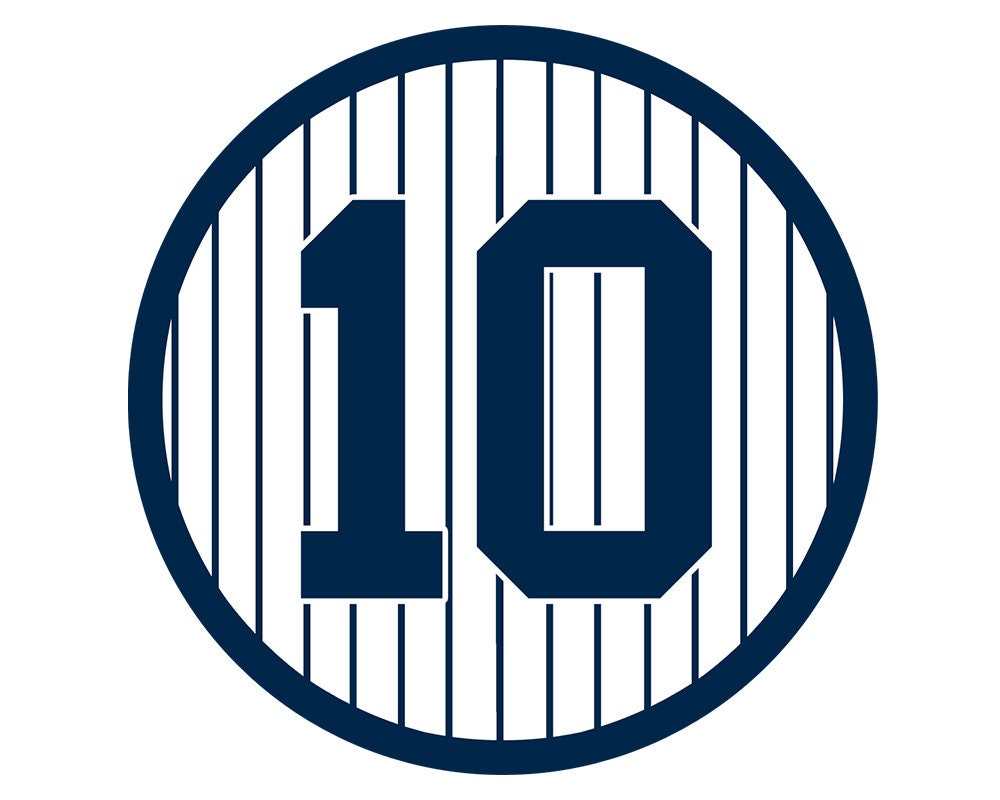 Phil Rizzuto Retired Number Sticker | New York #10
