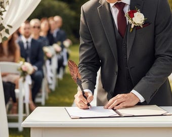 Bolígrafo de cobre personalizado para libro de visitas, pluma de fantasía, pluma de boda steampunk, bolígrafo con forma de varita mágica, bolígrafo misterioso personalizado