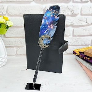 Bolígrafo adornado, regalos de bolígrafo de cumpleaños para mujeres Sagitario, bolígrafo personalizado con el signo del zodíaco, bolígrafo de diario de astrología, regalo para la esposa del día de la madre
