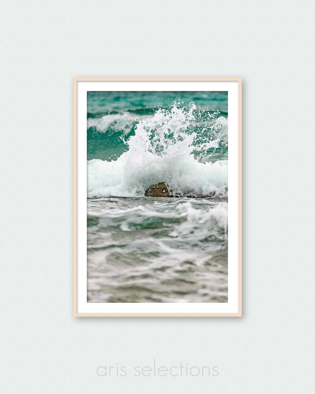 Ocean Wave Wall Art Etsy