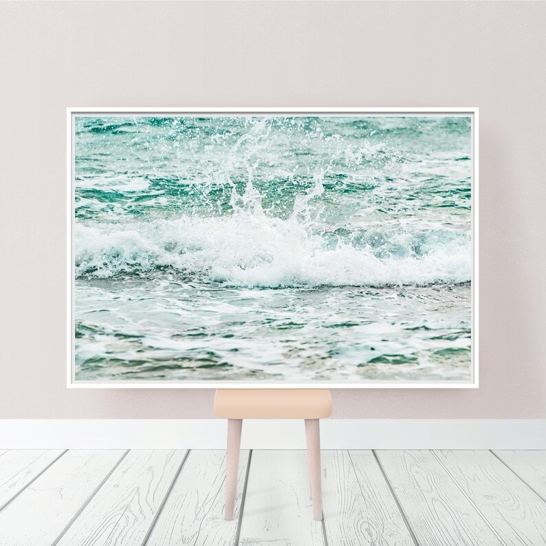 Horizontal Print Horizontal Wall Art Sea Printable Ocean Etsy