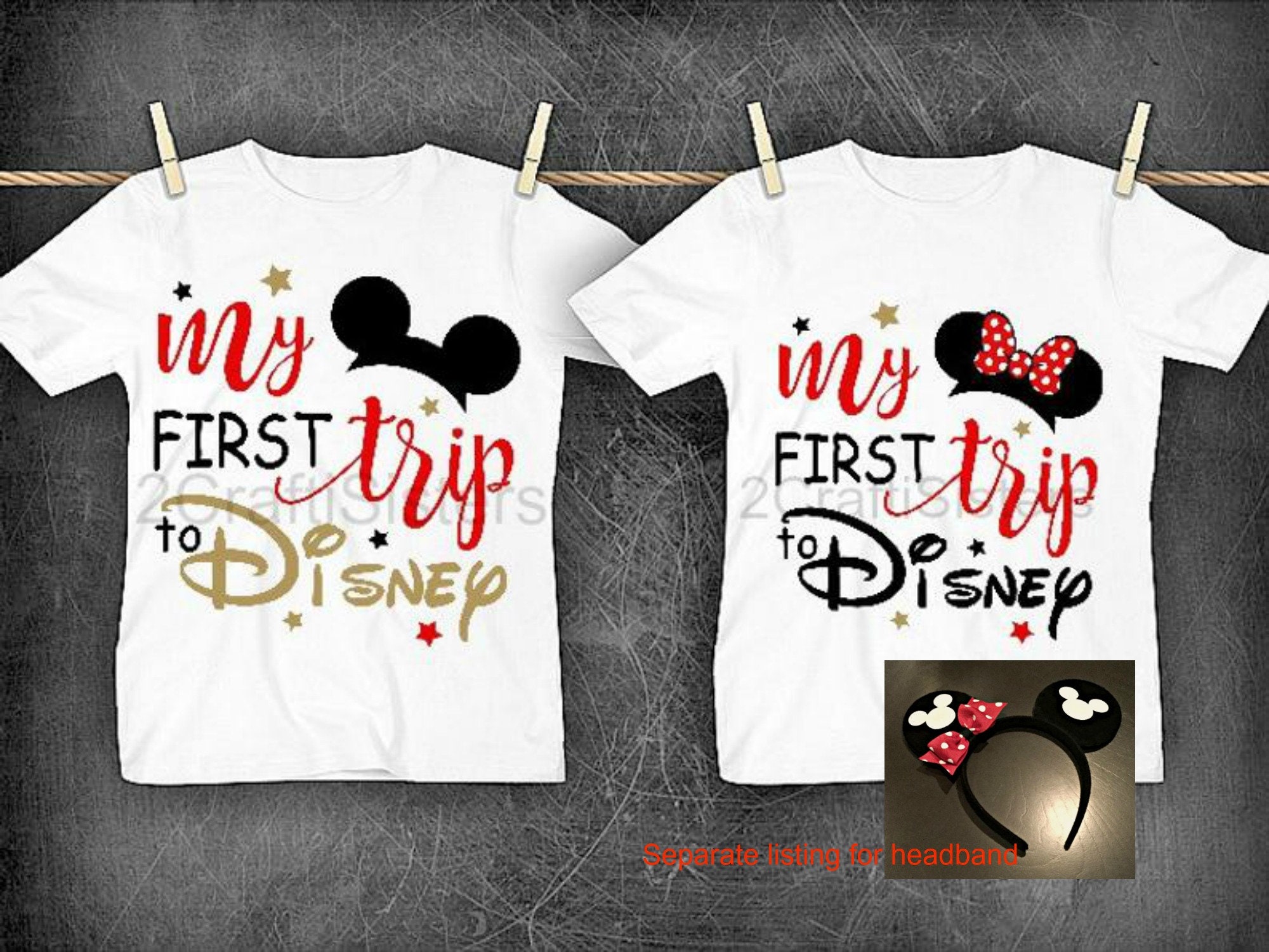 first trip to disneyland shirt