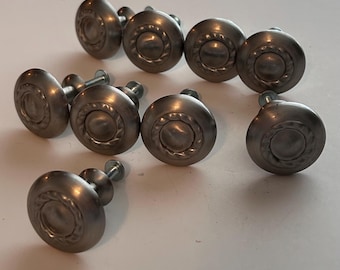 Silver Furniture Knobs Dresser Hardware Set of 9