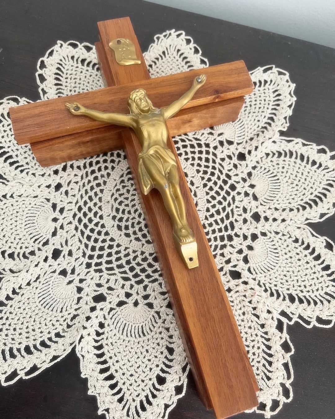Vintage Crucifix Last Rights Set Communion Holy Water Cross Jesus - Etsy