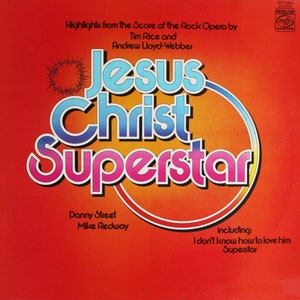 Jesus Christ Superstar, Highlights aus der Partitur der Rockoper von Tim Rice und Andrew Lloyd-Webber, Vinyl LP (1972)