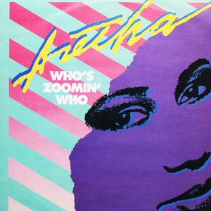 Aretha Franklin, &#39;Who&#39;s Zoomin&#39; Who&#39;,  12&quot; Vinyl single (1985)