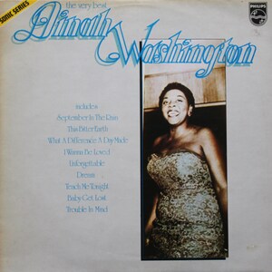The Very Best of Dinah Washington, Zusammenstellung Vinyl LP (1976)