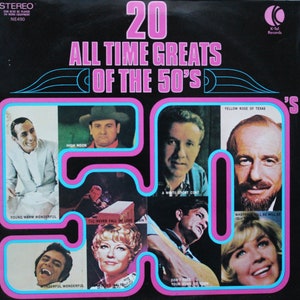 20 All Time Greats of the 50&#39;s, Compilation, Vinyl LP (1972)
