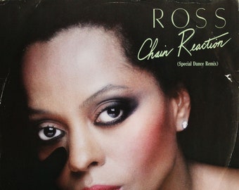 Diana Ross, Chain Reaction, singolo in vinile da 12 pollici (1985)