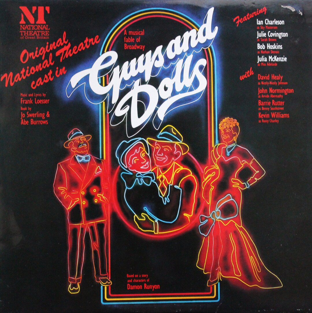 Guys and Dolls Original National Theatre Cast Musical Etsy