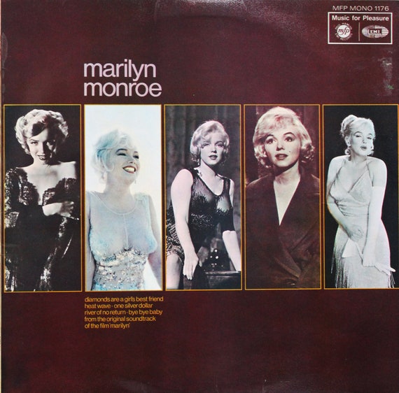 マリリン・モンロー、コンピレーション・ビニールLP（1963） - Etsy 日本