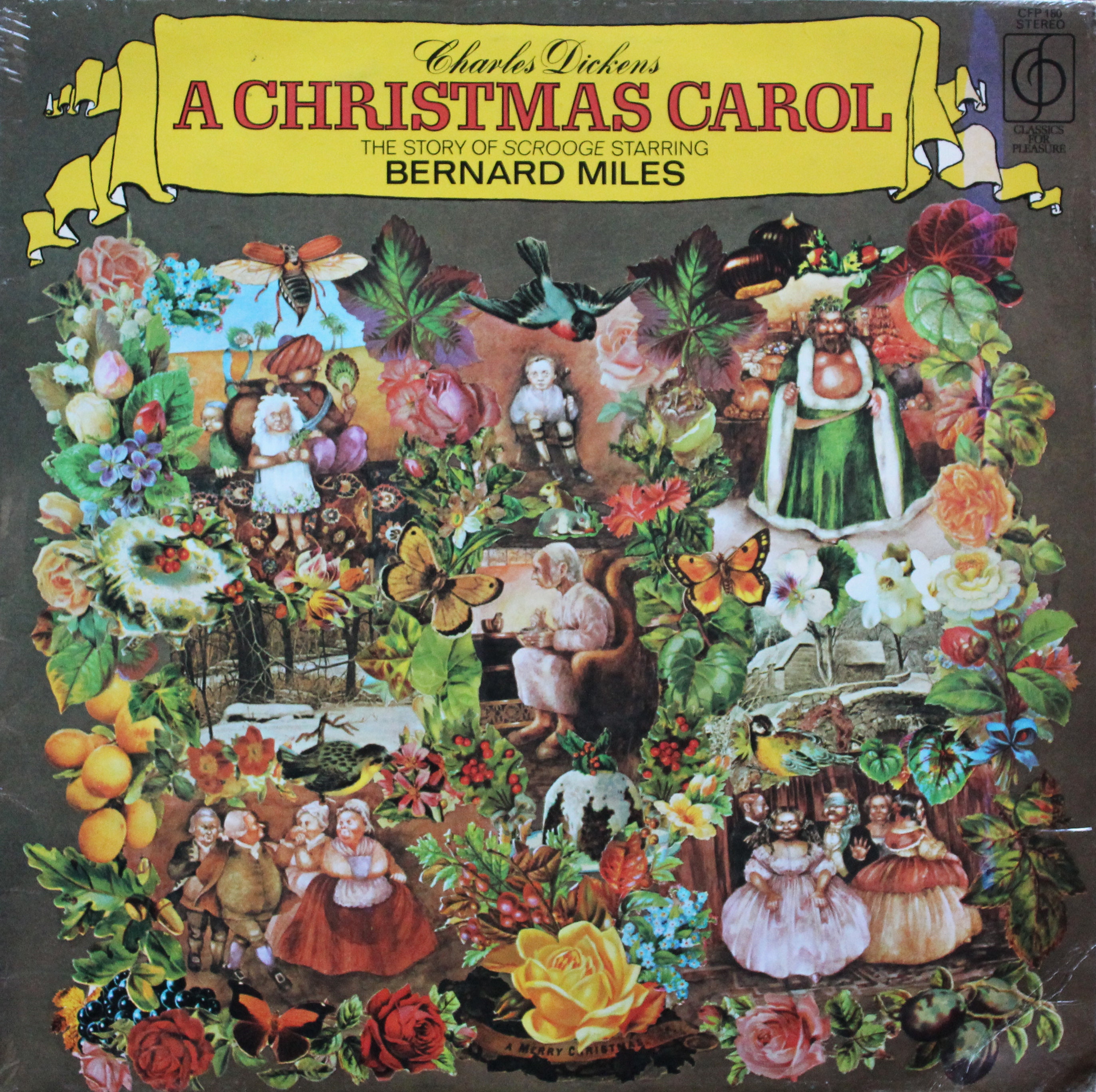 Disney's Christmas Carols Album Record LP Cover Poster Print
