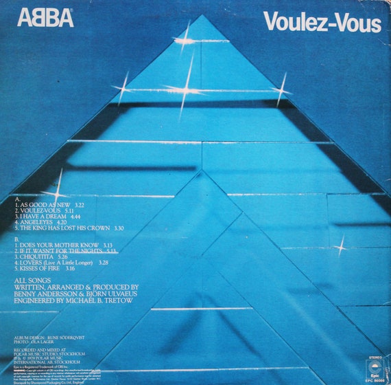ABBA Voulez-Vous サイン入りLPレコード Abba, Voulez-vous, Vinyl LP (1979) - Etsy