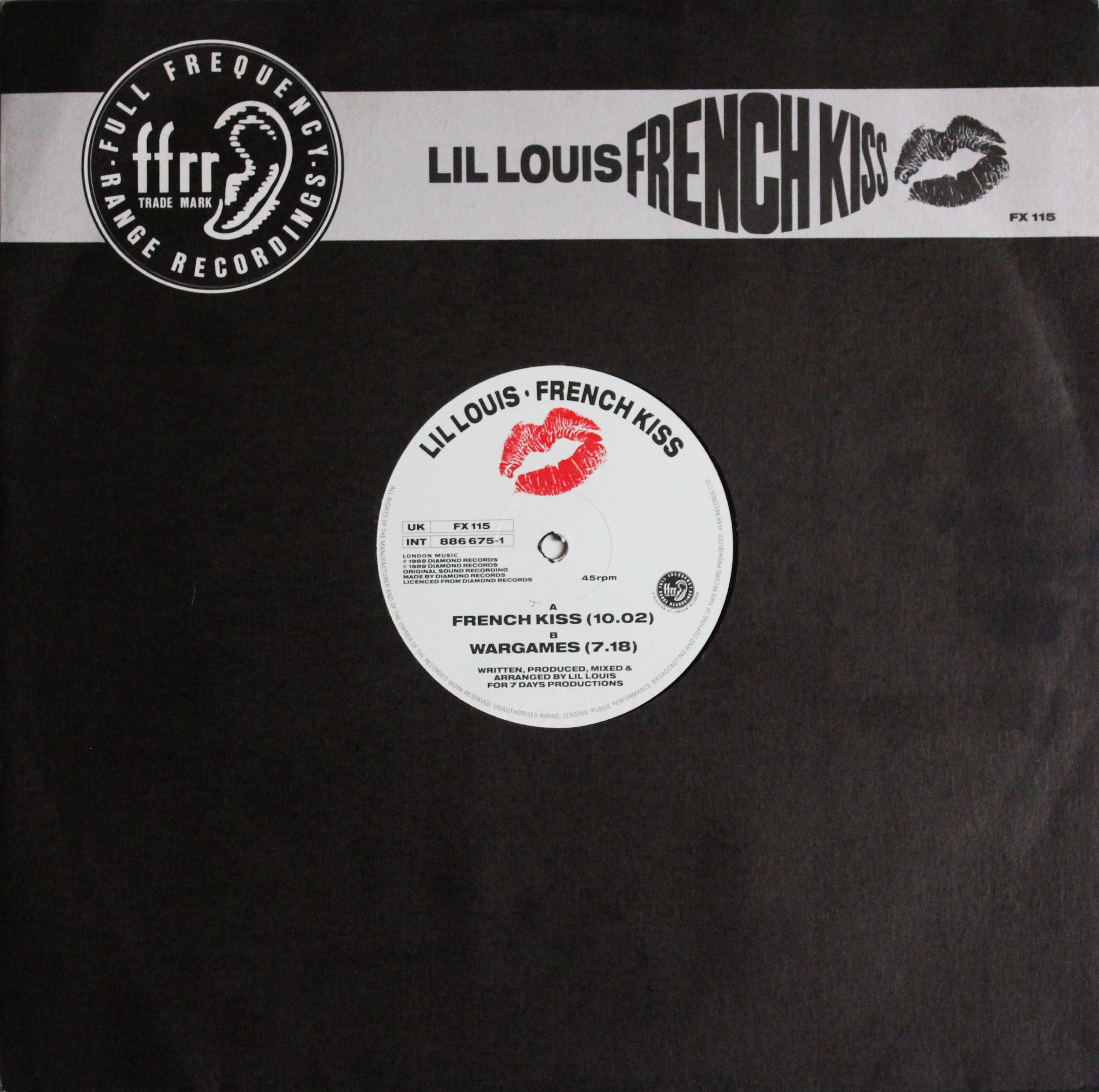Lil Louis French Kiss 12インチシングル