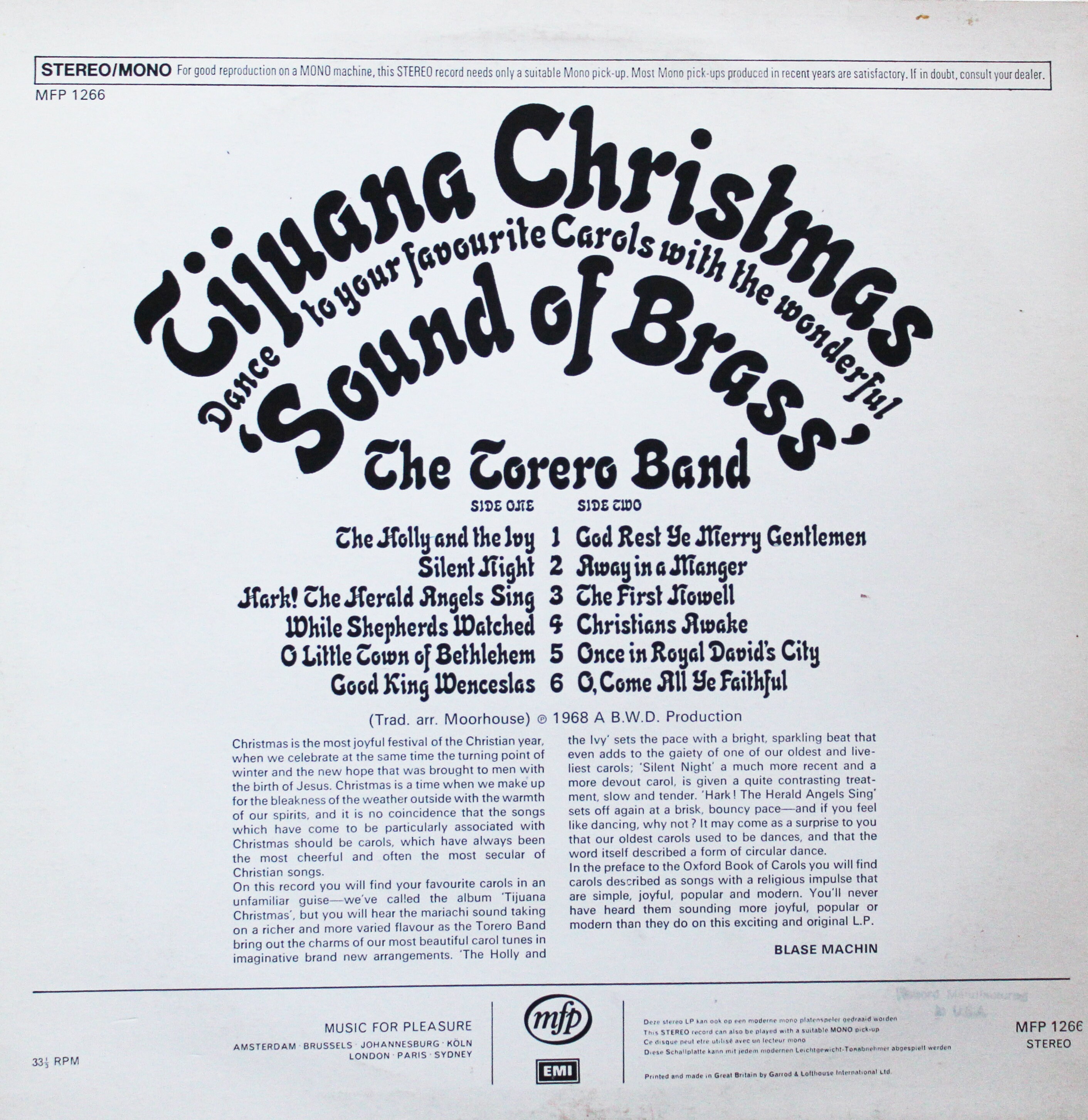 Tijuana Christmas, Sound of Brass, Vinyl LP (1968) - Etsy