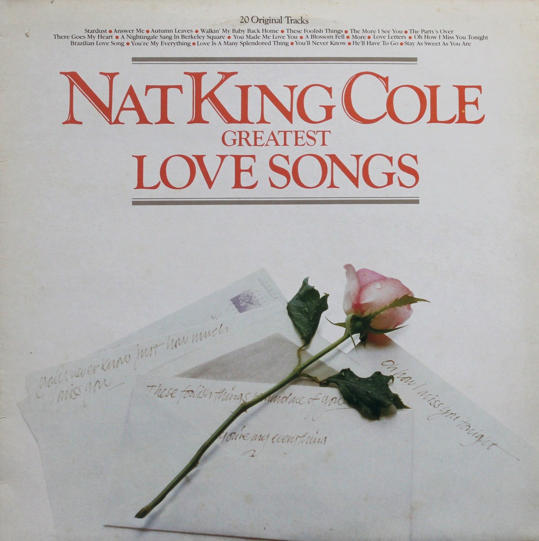 ナット・キング・コール グレイテスト・ラヴ・ソングス、ビニール LP