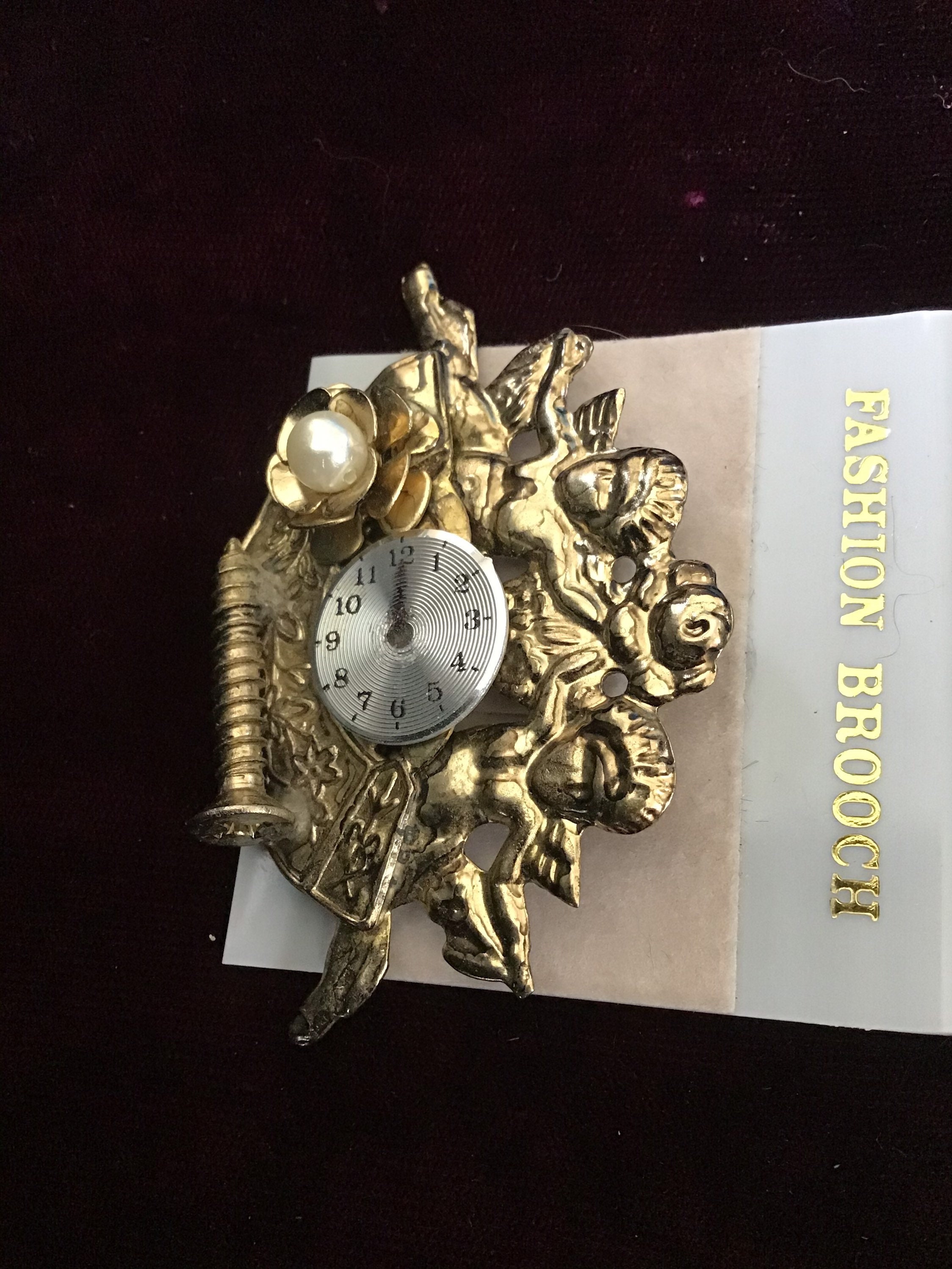 Vintage Metal Steampunk Brooch / Pin Vintage Steampunk Etsy