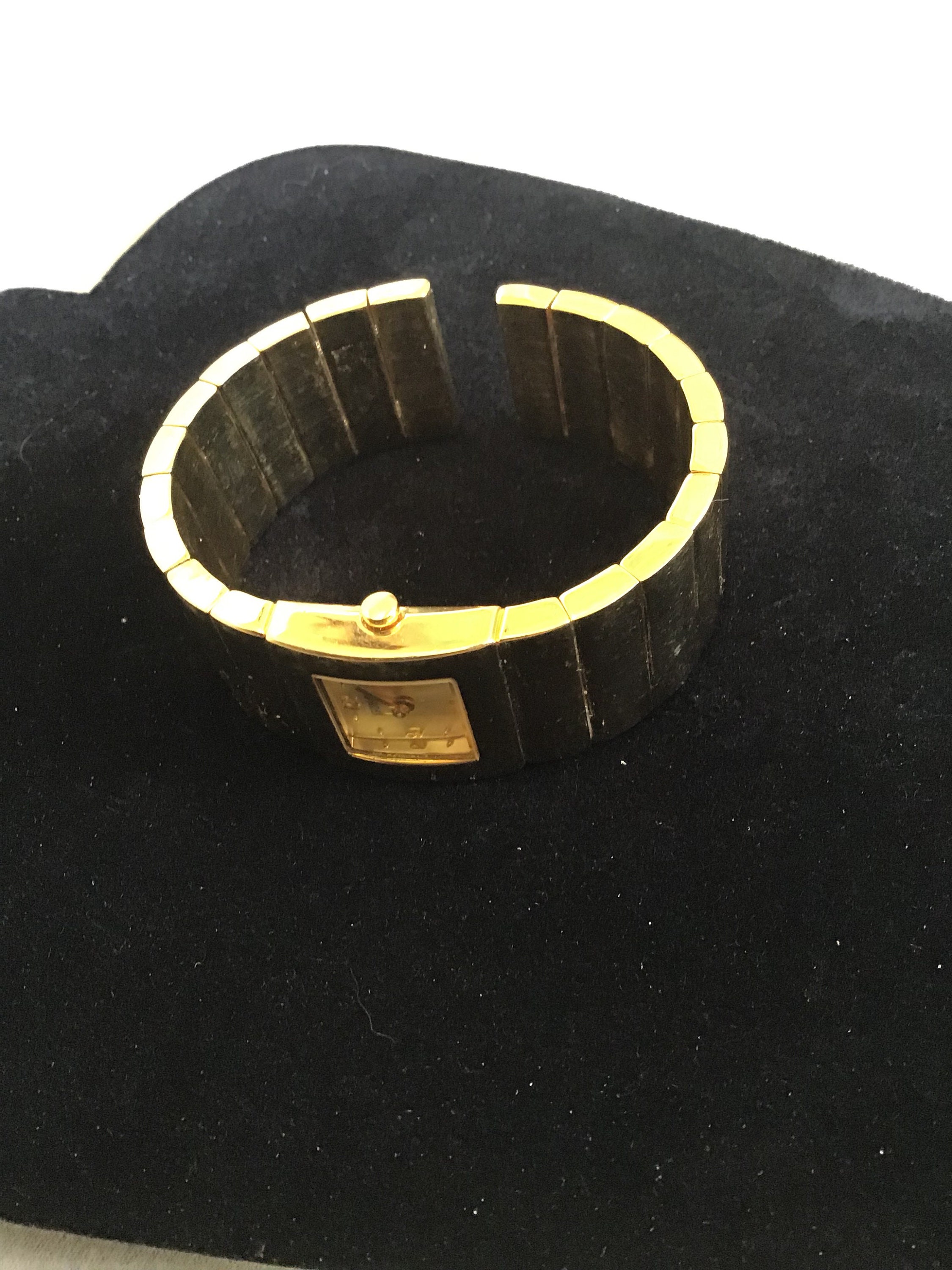 1980's Vintage Guess Gold Tone Cuff Bracelet Watch | Etsy