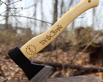 Custom Engraved Hatchet - Custom Axe - Wooden Hatchet